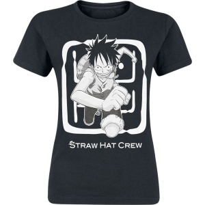 One Piece Luffy Dámské tričko černá - Merchstore.cz