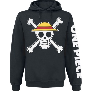 One Piece One Piece - Skull Mikina s kapucí černá - Merchstore.cz