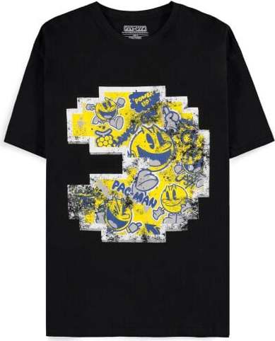 Pac-Man Pixel Tričko černá - Merchstore.cz Pac-Man Pixel Tričko černá - Merchstore.cz