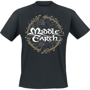 Pán prstenů Middle Earth Tričko černá - Merchstore.cz