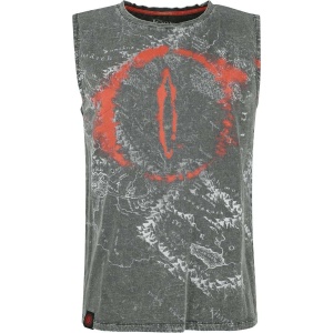 Pán prstenů Mordor Tank top charcoal - Merchstore.cz