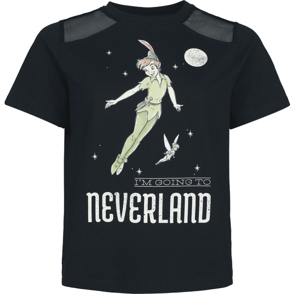 Peter Pan Tinker Bell - Neverland Dámské tričko černá - Merchstore.cz