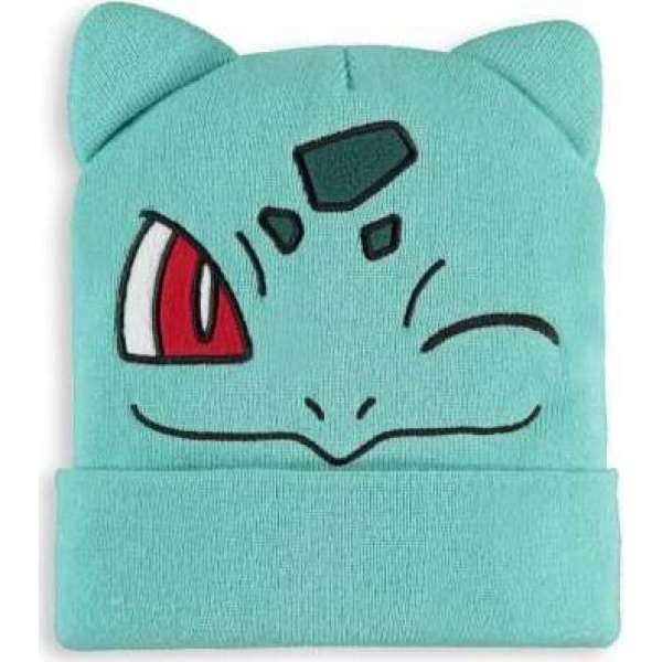 Pokémon Bisasam Beanie čepice tyrkysová - Merchstore.cz