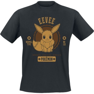 Pokémon Evoli Tričko černá - Merchstore.cz