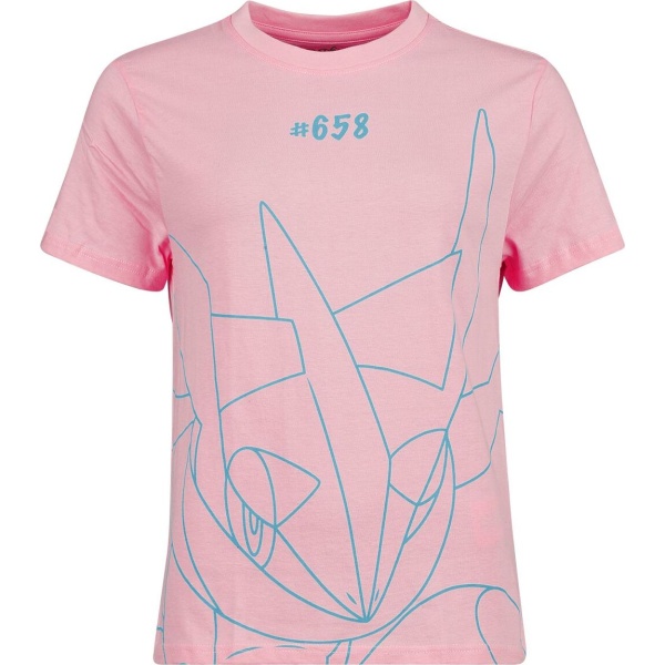 Pokémon Greninja Dámské tričko světle růžová - Merchstore.cz