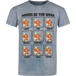 Pokémon Karpador - Moods Of The Week Tričko modrá - Merchstore.cz