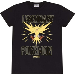 Pokémon Legendary Zapdos Tričko černá - Merchstore.cz