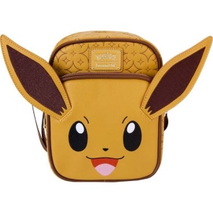 Pokémon Loungefly - Eevee Taška pres rameno hnědá - Merchstore.cz