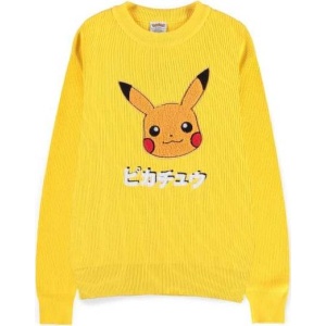 Pokémon Pikachu Pletený svetr žlutá - Merchstore.cz