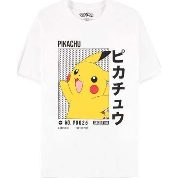 Pokémon Pikachu Tričko bílá - Merchstore.cz