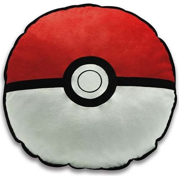 Pokémon Polštář Poké Ball dekorace polštár vícebarevný - Merchstore.cz