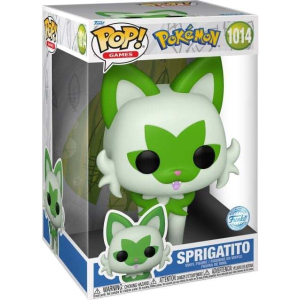 Pokémon Vinylová figurka č.1014 Sprigatito - Felori (Jumbo Pop!) Sberatelská postava vícebarevný - Merchstore.cz