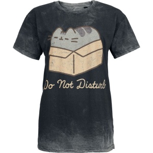 Pusheen Do Not Disturb Dámské tričko černá - Merchstore.cz