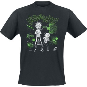 Rick And Morty Rick and Morty LAB Tričko černá - Merchstore.cz