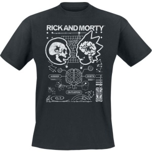 Rick And Morty Rick and Morty - Nobody Exists On Purpose Tričko černá - Merchstore.cz