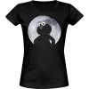 Sesame Street Elmo Moonnight Dámské tričko černá - Merchstore.cz