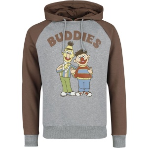 Sesame Street Ernie und Bert - Buddies Mikina s kapucí vícebarevný - Merchstore.cz