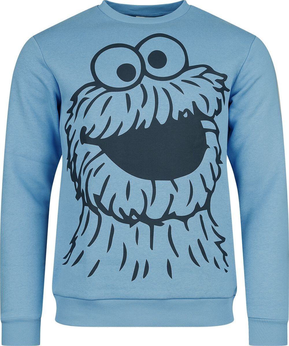 Sesame Street Krümelmonster Mikina modrá - Merchstore.cz Sesame Street Krümelmonster Mikina modrá - Merchstore.cz