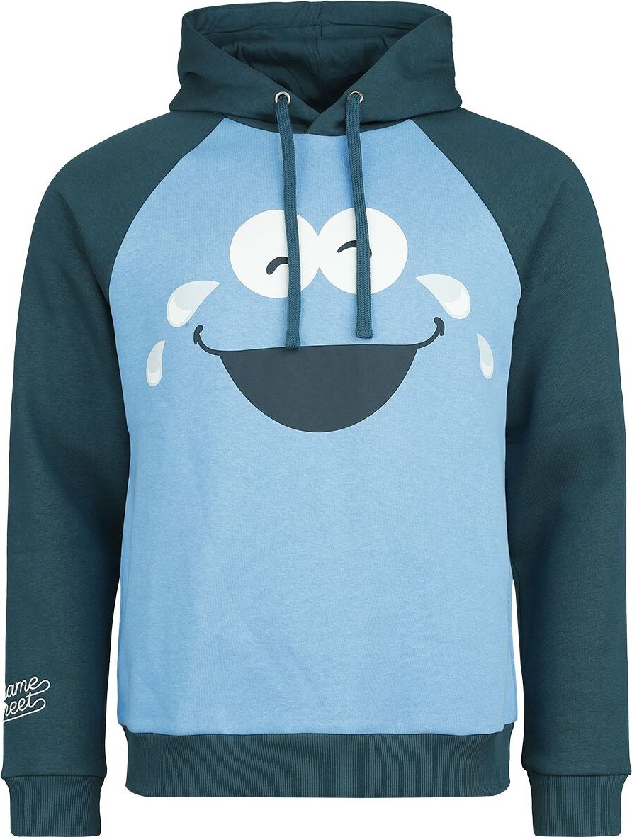 Sesame Street Krümelmonster Mikina s kapucí modrá - Merchstore.cz Sesame Street Krümelmonster Mikina s kapucí modrá - Merchstore.cz