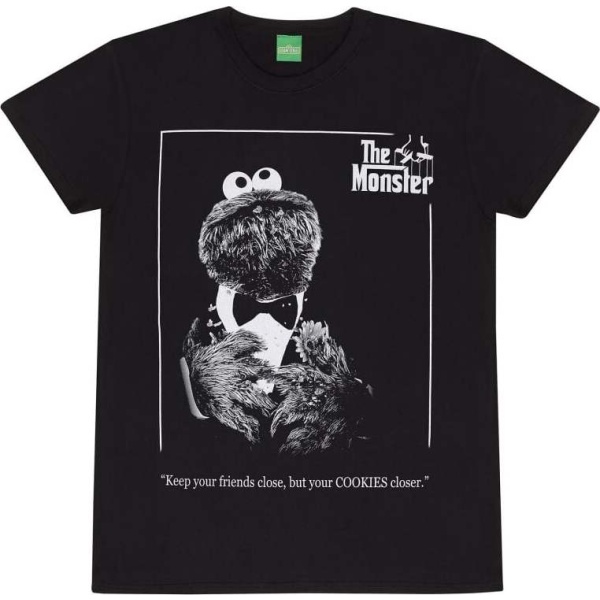 Sesame Street Sesame Street - The Monster Tričko černá - Merchstore.cz