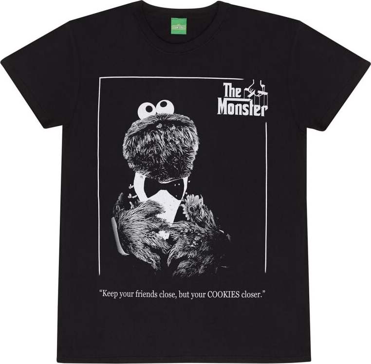 Sesame Street Sesame Street - The Monster Tričko černá - Merchstore.cz Sesame Street Sesame Street - The Monster Tričko černá - Merchstore.cz