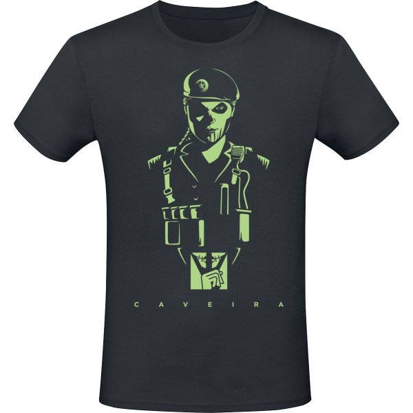 Six Siege Caveira Tričko černá - Merchstore.cz