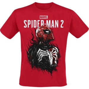 Spider-Man Marvel Games - Spider-Man 2 - Spider Symbiote Tričko červená - Merchstore.cz