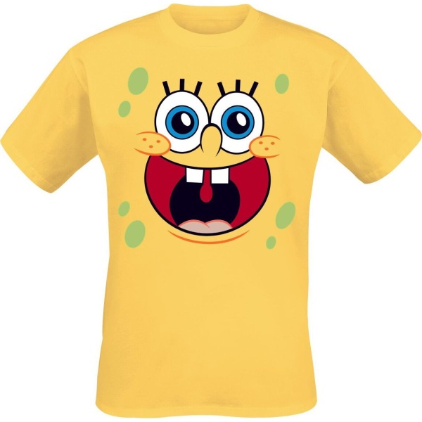 SpongeBob SquarePants Happy Face Tričko žlutá - Merchstore.cz