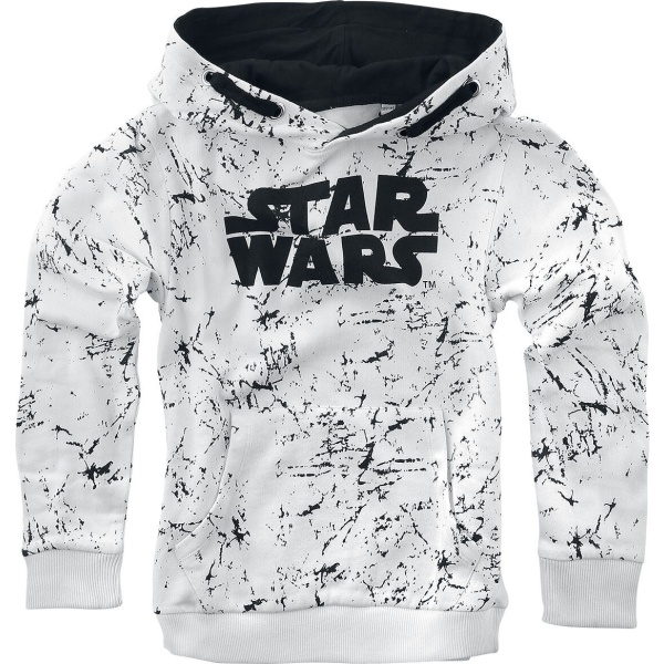 Star Wars Kids - Hoth detská mikina s kapucí bílá - Merchstore.cz