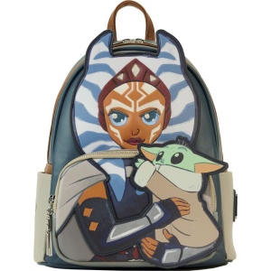 Star Wars The Mandalorian - Loungefly - Ahsoka holding Grogu Batoh vícebarevný - Merchstore.cz