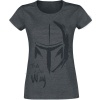 Star Wars The Mandalorian - This Is The Way Dámské tričko grafit - Merchstore.cz