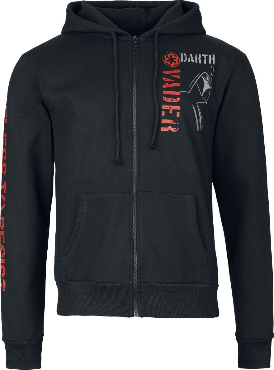 Star Wars Useless To Resist Mikina s kapucí na zip černá - Merchstore.cz Star Wars Useless To Resist Mikina s kapucí na zip černá - Merchstore.cz