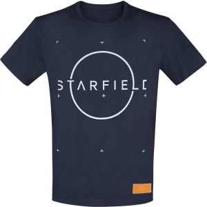 Starfield Cosmic Perspective Tričko modrá - Merchstore.cz