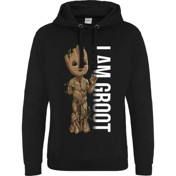 Strážci galaxie I Am Groot - Profile Mikina s kapucí černá - Merchstore.cz