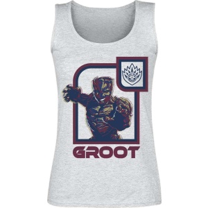 Strážci galaxie Vol. 3 - Groot Dámský top šedá - Merchstore.cz