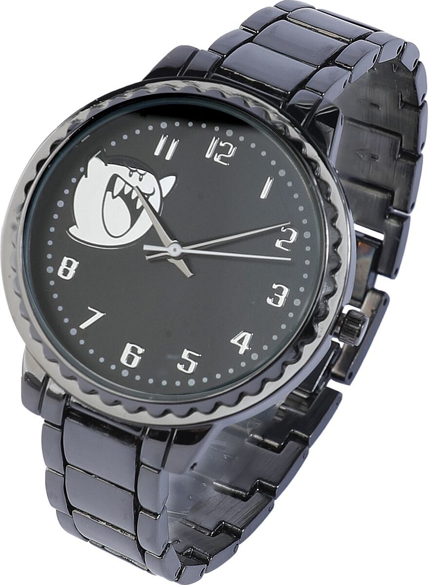 Super Mario Buu-Huu Náramkové hodinky cerná/stríbrná - Merchstore.cz Super Mario Buu-Huu Náramkové hodinky cerná/stríbrná - Merchstore.cz