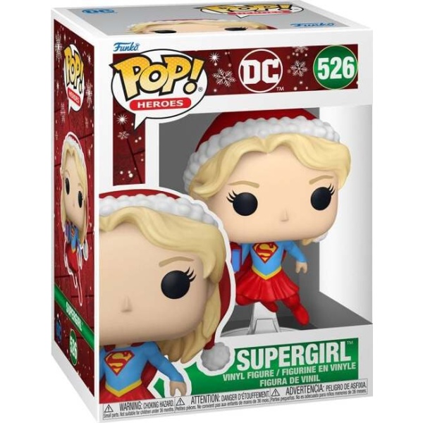 Superman Vinylová figurka č.526 Supergirl (Holiday 24) Sberatelská postava vícebarevný - Merchstore.cz