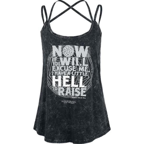 Supernatural Hell To Raise Dámský top černá - Merchstore.cz