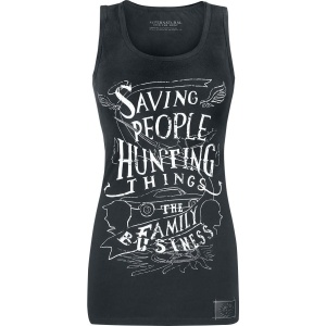 Supernatural Saving People Dámský top šedá - Merchstore.cz