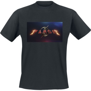 The Flash Movie Logo Tričko černá - Merchstore.cz