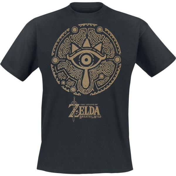 The Legend Of Zelda Emblem Tričko černá - Merchstore.cz