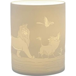 The Lion King Moonlight Philosophy svícen na cajové svícky bílá - Merchstore.cz