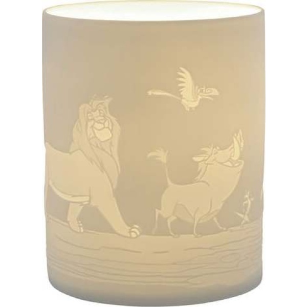 The Lion King Moonlight Philosophy svícen na cajové svícky bílá - Merchstore.cz