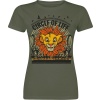 The Lion King Simba - Circle Of Life Dámské tričko khaki - Merchstore.cz