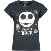 The Nightmare Before Christmas Jack Is Back Dámské tričko černá - Merchstore.cz