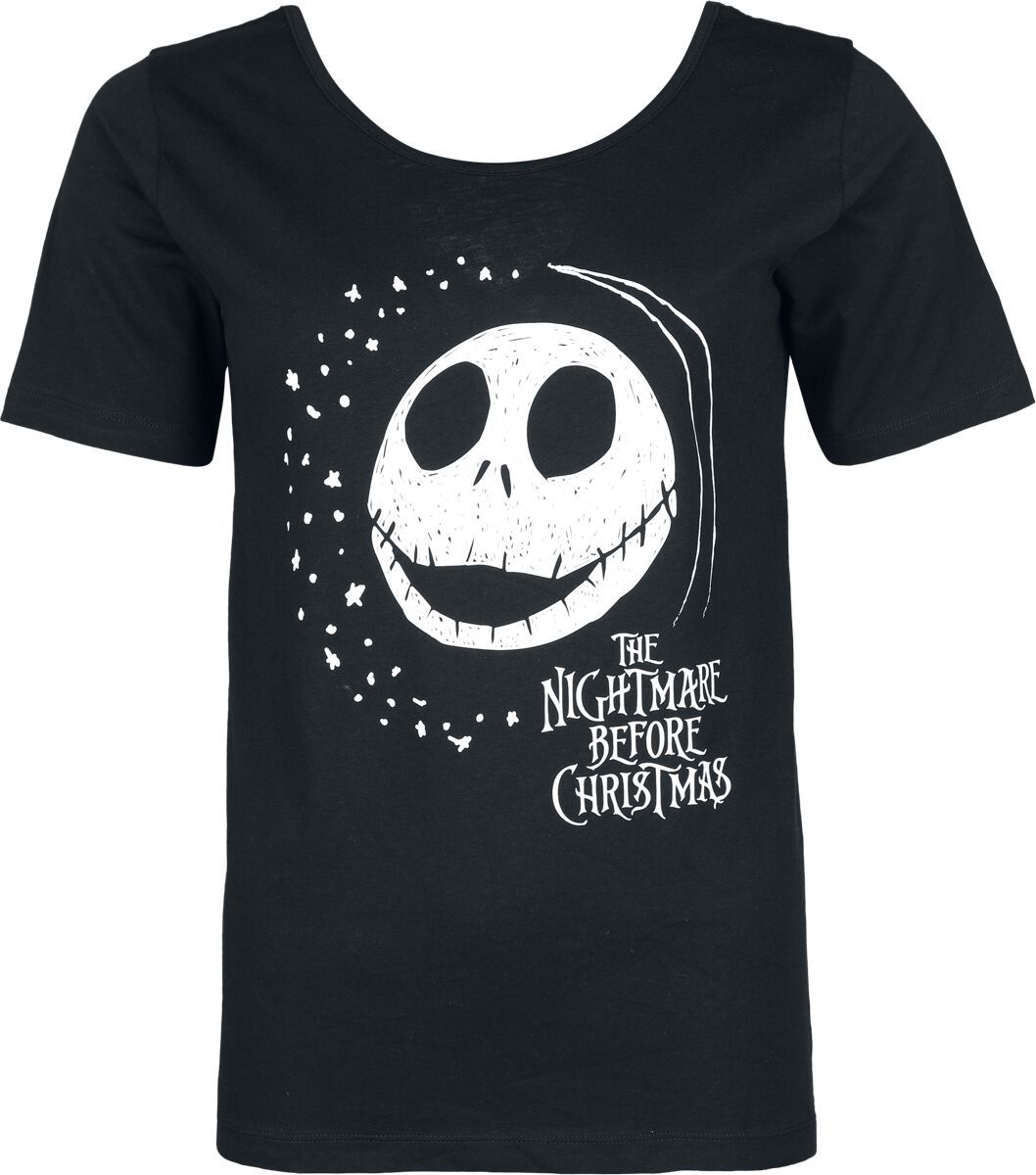 The Nightmare Before Christmas Jack Skellington Dámské tričko černá - Merchstore.cz The Nightmare Before Christmas Jack Skellington Dámské tričko černá - Merchstore.cz