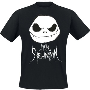 The Nightmare Before Christmas Jack Skellington Tričko černá - Merchstore.cz