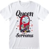 The Nightmare Before Christmas Queen of Screams Dámské tričko bílá - Merchstore.cz