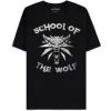 The Witcher School Of The Wolf Tričko černá - Merchstore.cz