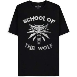 The Witcher School Of The Wolf Tričko černá - Merchstore.cz